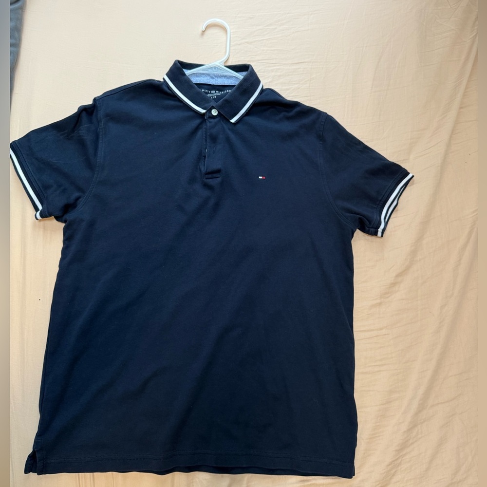 Tommy Hilfiger Men's Navy Polo Shirt